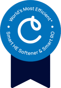 World's Most Efficient Culligan Smart HE Water Softener and Smart Reverse Osmosis System badge